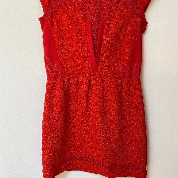 The Kooples red dress - Picture 3 of 4